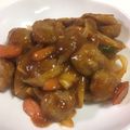 papikun's cooksnap of when they made うちの酢豚♪肉団子で作る簡単レシピ♪.