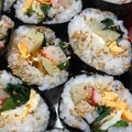 ゆのゆのらぶ's cooksnap of when they made 巻き簾不要♪我が家のキンパプ.
