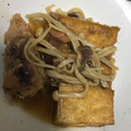 raichuuu's cooksnap of when they made サバの味噌煮缶と厚揚げとしめじ煮.
