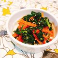 とこきち's cooksnap of when they made レンチン★簡単【ほうれん草の胡麻和え】.