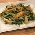 mm2323's cooksnap of when they made さっと一品★水菜と油揚げのマヨネーズ炒め.