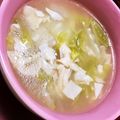 ひい◡̈♥︎'s cooksnap of when they made 簡単ヘルシー白菜と湯葉の中華煮込みスープ.