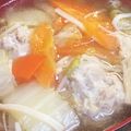 卵せんべい's cooksnap of when they made 肉団子と野菜たっぷりスープ。.
