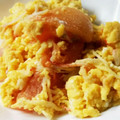 みえ2's cooksnap of when they made トマトとカニかまのふんわりたまご炒め.