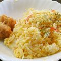 スタイリッシュママ's cooksnap of when they made ファミリーマートの玉子チャーハン⁉︎.