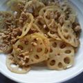 ikumiP's cooksnap of when they made シャキシャキ♪れんこんのきんぴら.
