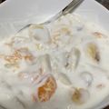 月の影と海's cooksnap of when they made フルーツヨーグルトサラダin生クリーム.