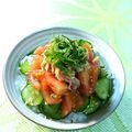 カルン's cooksnap of when they made ツナと夏野菜の塩レモン茶漬け.