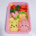 おにぎりはツナマヨ派's cooksnap of when they made ツムツム☆プーさんとピグレットのキャラ弁.