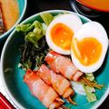 ぐうたら主婦みん's cooksnap of when they made ラーメンにも♪すき焼きのたれ半熟味付け卵.