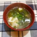 horseland's cooksnap of when they made わかめと豆腐の味噌汁♪.