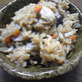 かっちゃん☆ママ's cooksnap of when they made 鶏ごぼうの炊き込みご飯.
