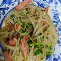 むらさめもんがら's cooksnap of when they made 【簡単】豆苗とスパムのさっぱり炒め.