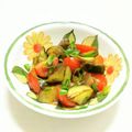 ｅｋ４'s cooksnap of when they made 茄子とトマトの青じそサラダ.