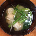 クックC2GECR☆'s cooksnap of when they made 冷凍えのき茸とほうれん草の味噌汁.