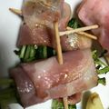 mymajomajo's cooksnap of when they made 豆苗のベーコン巻き.