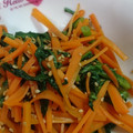 ポコニャンmkt's cooksnap of when they made 春菊と人参のごま和え.