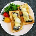 やんとエプロン☆'s cooksnap of when they made ＊オレンジ醤油でサーディンチーズトースト.