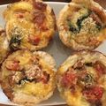 とるこぱん's cooksnap of when they made ミニキッシュ。冷凍パイ生地シートで簡単☆.