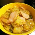 ママ未熟者ちゃん's cooksnap of when they made 白菜と魚肉ソーセージの醤油煮.