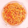 らいちゅうさん's cooksnap of when they made 簡単にできる ナポリタン.