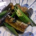 Haru Haru's cooksnap of when they made 茄子とオクラのトウチ炒め.