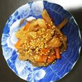 かずぽん、ななぽん's cooksnap of when they made 切り干し大根とこんにゃくのきんぴら.