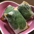 クック7YYLGD☆'s cooksnap of when they made 揚げない白身魚揚げの簡単春巻き.