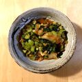 うじゃ's cooksnap of when they made 大根葉とキムチと梅干でクセになる〜.