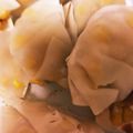 ＊にょにょん＊'s cooksnap of when they made 餃子の皮で枝豆とコーンのカリカリ巻き.