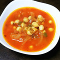yu8mkw's cooksnap of when they made ⅲヒヨコ豆のトマトスープ.