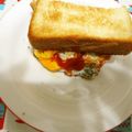 夢夢555's cooksnap of when they made 折りたたみホットサンド　バウルーダブルで.