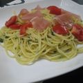 ちゃみ0120's cooksnap of when they made 夏に美味し♪　生ハムと大葉の冷製パスタ.