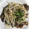 miwaco1207's cooksnap of when they made シャキシャキもやしと牛肉のガーリック醤油.