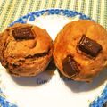 ロッシ丸's cooksnap of when they made 簡単♡HMでチョコバナナマフィン.