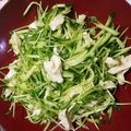mkoo3's cooksnap of when they made 覚書★豆苗と鶏ささみの塩レモンサラダ.
