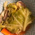 クックD4LCV2☆'s cooksnap of when they made 豚とキャベツと根菜のミルフィーユ.