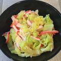 tikariri's cooksnap of when they made 【キャベツとカニカマの生姜甘酢和え】.
