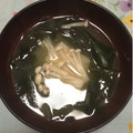 ぽぽきゅ's cooksnap of when they made えのきとワカメの味噌汁♪.
