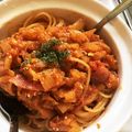 ☆夏シフォン☆'s cooksnap of when they made ヨーグルトトマトクリームパスタ.