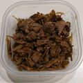 ☆真冬☆'s cooksnap of when they made わりな（干しずいき）と牛肉のきんぴら.