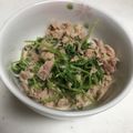 なちゃんU・x・U's cooksnap of when they made 豆苗とツナの即席あえ.