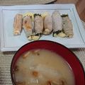 2児ママ's cooksnap of when they made 巻くだけ簡単☆豚チーズ.