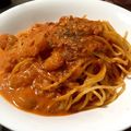Tomomi1783's cooksnap of when they made 簡単！お店のえびのトマトクリームパスタ♪.