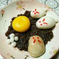 2525misa's cooksnap of when they made 白玉粉とカボチャで♬月見うさぎ団子.