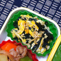 nosso's cooksnap of when they made 簡単！えのきとワカメと卵のめんつゆ炒め.
