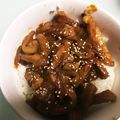 なぎちゃん♪'s cooksnap of when they made ★豚肉みそ漬け込み丼.