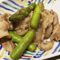 emi＠Ｋomw's cooksnap of when they made 速攻彡旨い♡アスパラと豚バラの塩炒め.