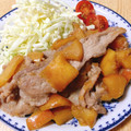 こはる・▽・'s cooksnap of when they made りんごと豚肉の生姜焼き.