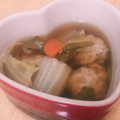 桜月❀咲良mommy's cooksnap of when they made 豚肉団子と白菜とろとろ鍋.